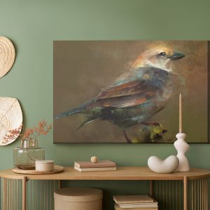 Peinture sur toile Oiseau Posé Sur Une Branche – Image 5