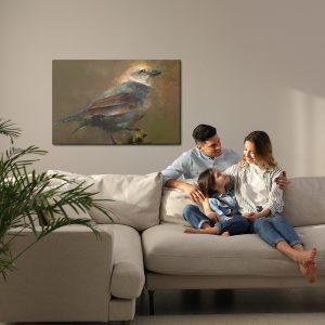 Peinture sur toile Oiseau Posé Sur Une Branche – Image 7