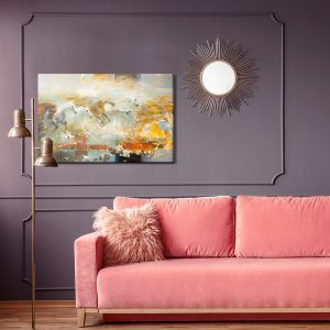 Peinture sur toile Chevaux Au Galop – Image 4