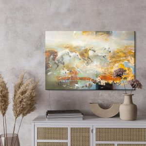 Peinture sur toile Chevaux Au Galop – Image 3