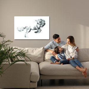 Peinture sur toile Cheval Comme Esquissé – Image 7