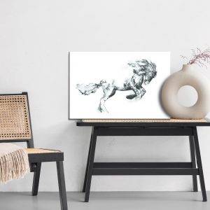 Peinture sur toile Cheval Comme Esquissé – Image 6