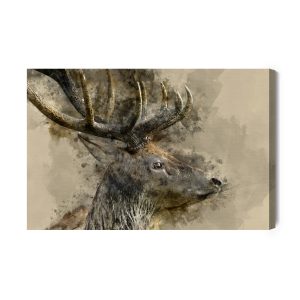 Peinture sur toile Cerf Majestueux – Image 2