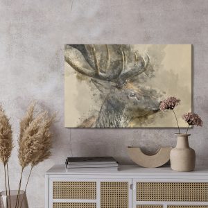 Peinture sur toile Cerf Majestueux – Image 3