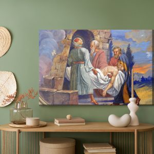 Peinture sur toile Jésus Est Mis Au Tombeau – Image 5