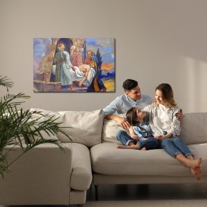 Peinture sur toile Jésus Est Mis Au Tombeau – Image 7