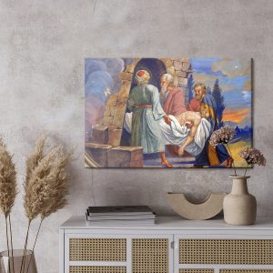 Peinture sur toile Jésus Est Mis Au Tombeau – Image 3
