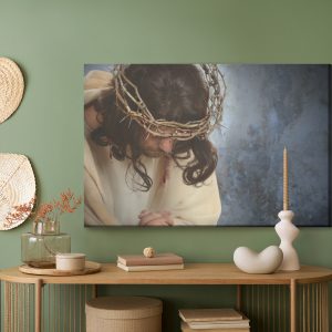 Peinture sur toile Jésus Avec La Couronne D'épines – Image 5
