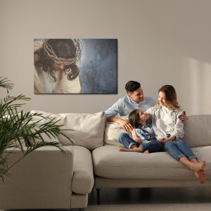 Peinture sur toile Jésus Avec La Couronne D'épines – Image 7