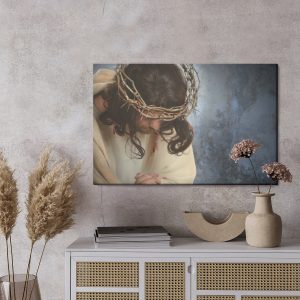Peinture sur toile Jésus Avec La Couronne D'épines – Image 3