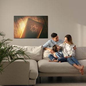 Peinture sur toile Livre Du Talmud – Image 7