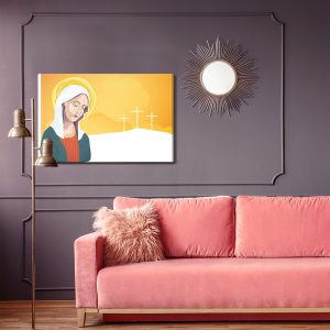 Peinture sur toile Portrait De La Bienheureuse Vierge Marie – Image 4