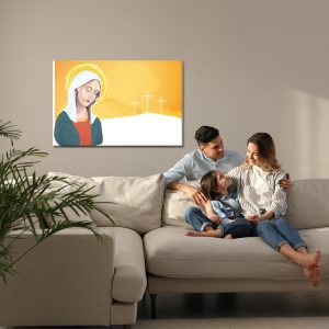 Peinture sur toile Portrait De La Bienheureuse Vierge Marie – Image 7