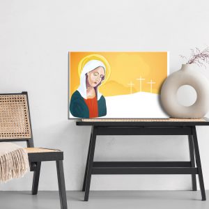 Peinture sur toile Portrait De La Bienheureuse Vierge Marie – Image 6