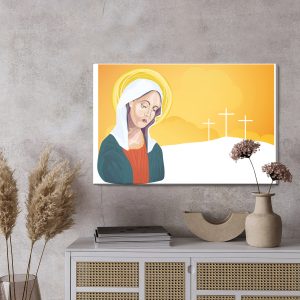 Peinture sur toile Portrait De La Bienheureuse Vierge Marie – Image 3