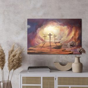 Peinture sur toile Jésus Sur La Croix – Image 3