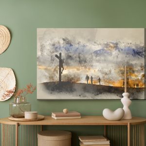 Peinture sur toile Christ Crucifié – Image 5