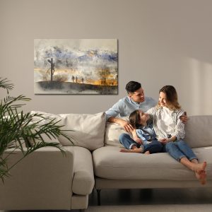 Peinture sur toile Christ Crucifié – Image 7
