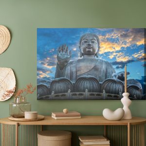 Peinture sur toile Statue De Bouddha Au Monastère De Po Lin – Image 5
