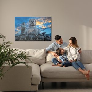 Peinture sur toile Statue De Bouddha Au Monastère De Po Lin – Image 7
