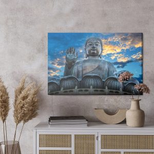 Peinture sur toile Statue De Bouddha Au Monastère De Po Lin – Image 3