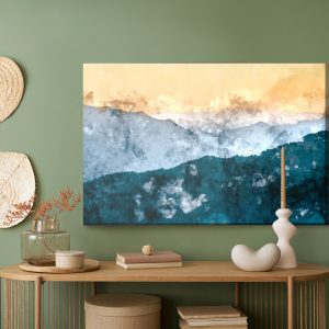 Peinture sur toile Paysage De Montagne Abstrait – Image 5