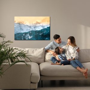 Peinture sur toile Paysage De Montagne Abstrait – Image 7