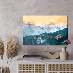 Peinture sur toile Paysage De Montagne Abstrait – Image 3
