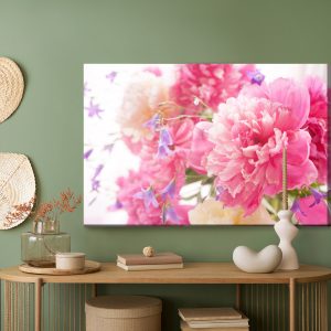 Peinture sur toile Pivoines Roses – Image 5