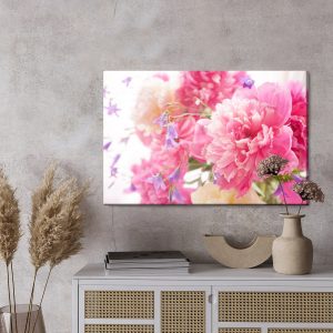 Peinture sur toile Pivoines Roses – Image 3