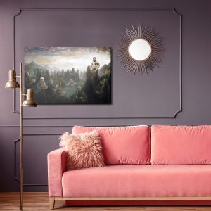 Peinture sur toile Jésus Nourrit Des Milliers De Personnes – Image 4