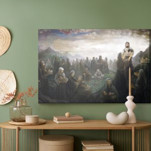 Peinture sur toile Jésus Nourrit Des Milliers De Personnes – Image 5