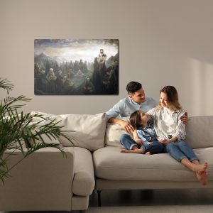 Peinture sur toile Jésus Nourrit Des Milliers De Personnes – Image 7
