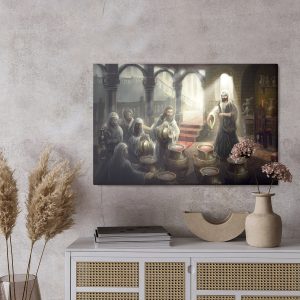 Peinture sur toile Miracle De Cana En Galilée – Image 3
