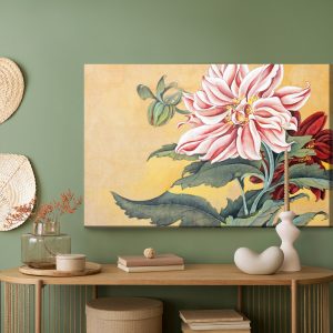 Peinture sur toile Pivoines Avec Des Feuilles – Image 5