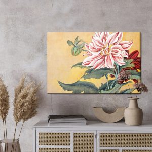 Peinture sur toile Pivoines Avec Des Feuilles – Image 3