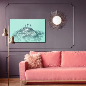 Peinture sur toile Mont Golgotha – Image 4
