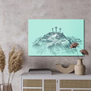 Peinture sur toile Mont Golgotha – Image 3