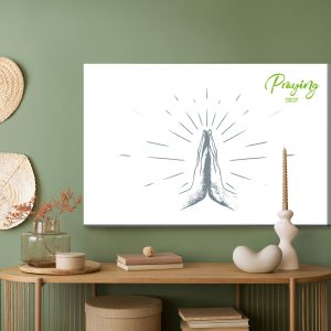 Peinture sur toile Prière À Dieu – Image 5