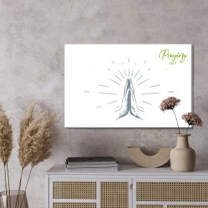 Peinture sur toile Prière À Dieu – Image 3