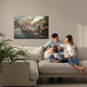 Peinture sur toile Christ Appelant Les Apôtres – Image 7