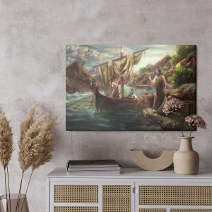 Peinture sur toile Christ Appelant Les Apôtres – Image 3