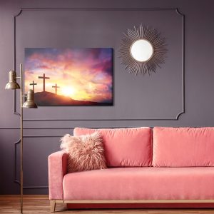 Peinture sur toile Croix Sur La Colline – Image 4