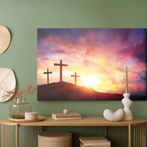 Peinture sur toile Croix Sur La Colline – Image 5