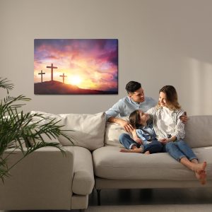 Peinture sur toile Croix Sur La Colline – Image 7