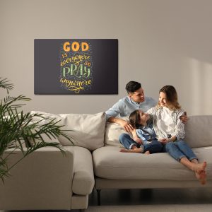 Peinture sur toile Dieu Est Partout – Image 7