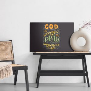 Peinture sur toile Dieu Est Partout – Image 6
