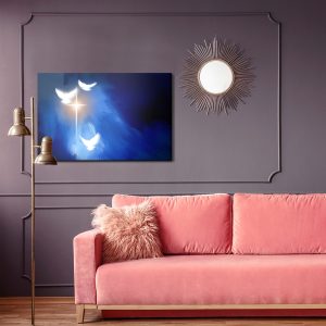 Peinture sur toile Une Croix Abstraite – Image 4