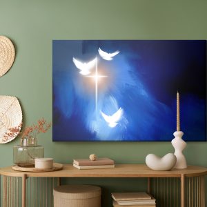 Peinture sur toile Une Croix Abstraite – Image 5
