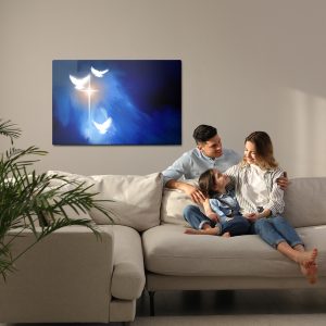 Peinture sur toile Une Croix Abstraite – Image 7